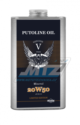 Olej motorov motocyklov Putoline Genuine V-Twin mineral (balen 1L)